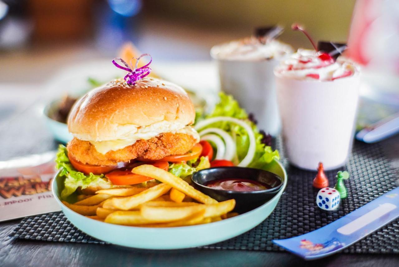 Furamaxclusive Ocean Beach Seminyak Bali Legian  Exterior photo A burger with fries and a milkshake