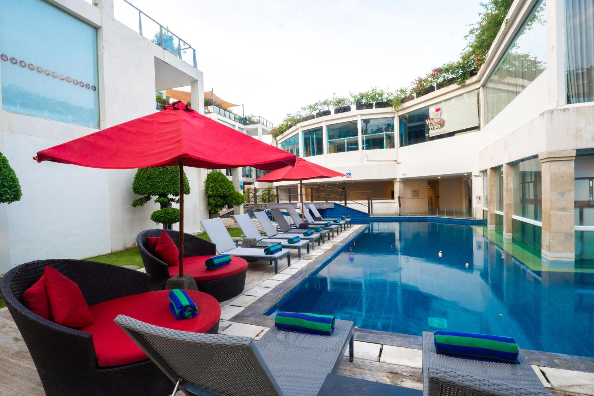 Furamaxclusive Ocean Beach Seminyak Bali Legian  Exterior photo The swimming pool at the hotel