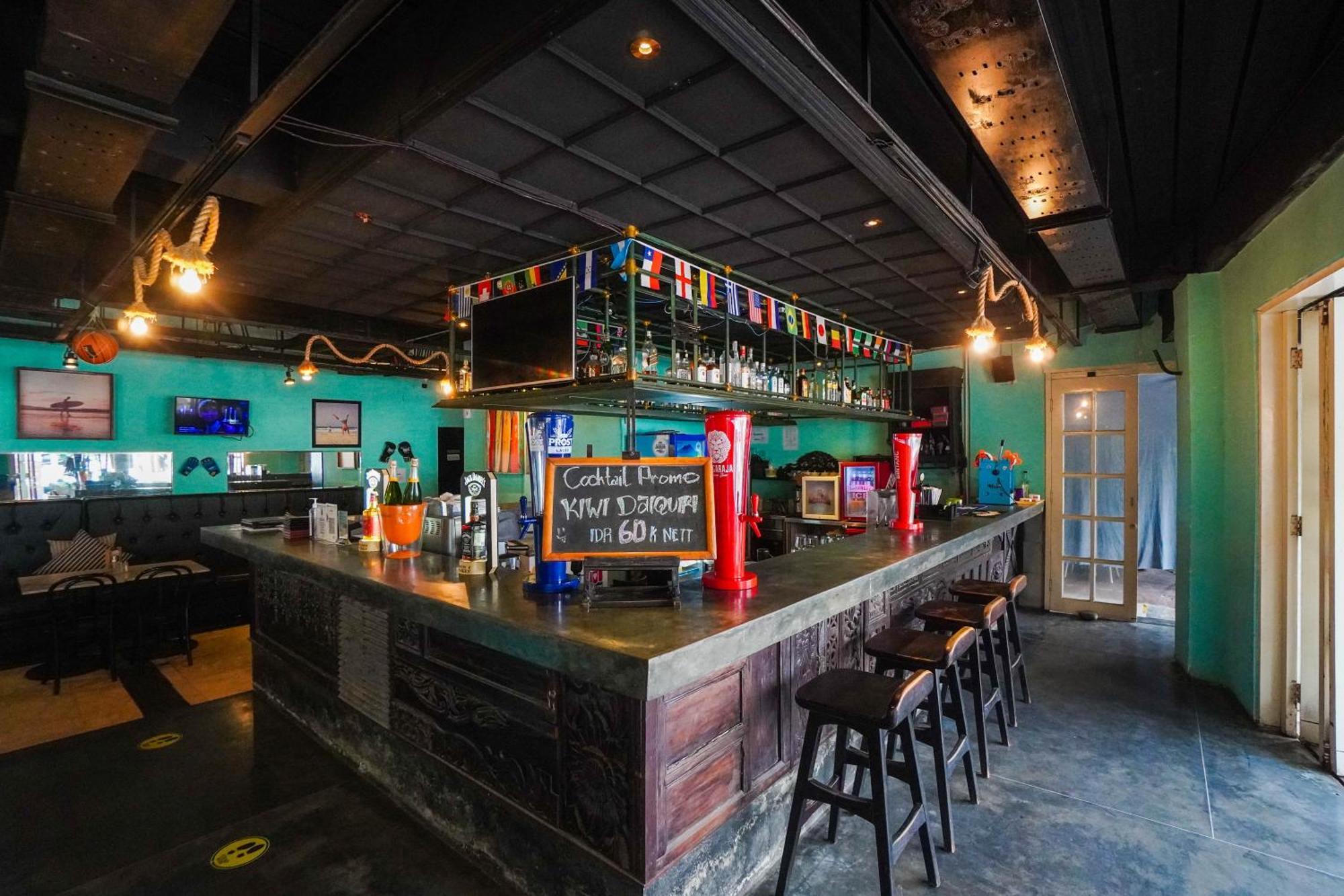 Furamaxclusive Ocean Beach Seminyak Bali Legian  Exterior photo The bar at the 30000 ft. Lounge